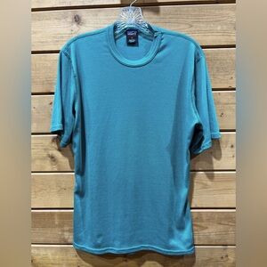 Vintage Patagonia Capilene Shirt | Teal Blue | Men’s Medium | Made in USA | EUC